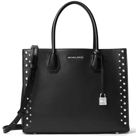 michael kors mercer black large tote bag|Michael Kors mercer bag large.